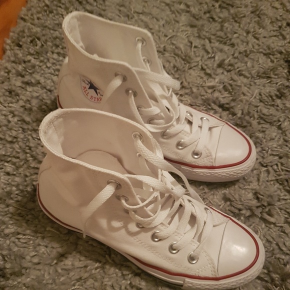 used white high top converse